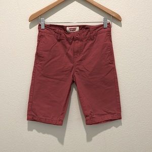 Muted Red Levi’s Shorts